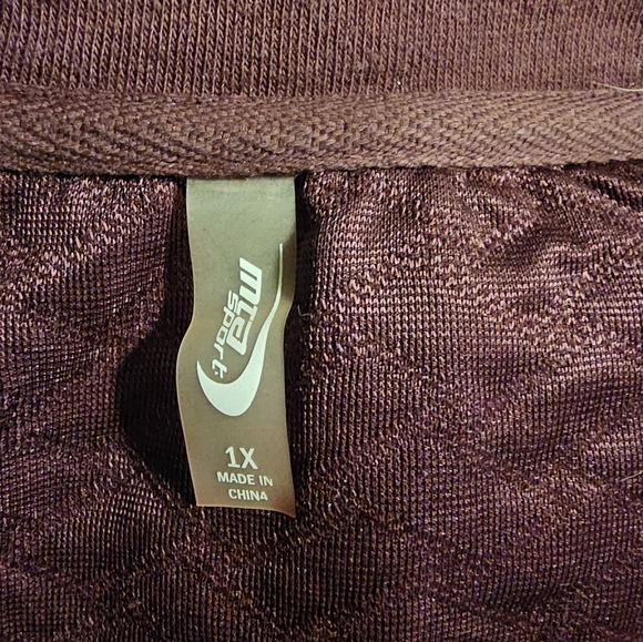 Cute purple MTA Sport Sweatshirt size 1X - Picture 4 of 6